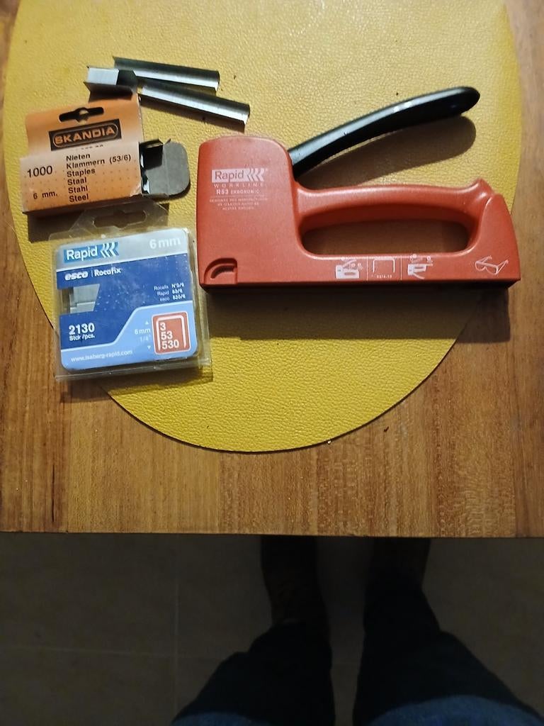 Rapid H33 Workline tacker/nietmachine + nietjes, Ophalen of Verzenden