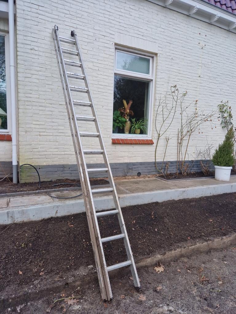 2 delige lader 14 spots, Doe-het-zelf en Verbouw, Ladders en Trappen, Ophalen of Verzenden, 4 meter of meer