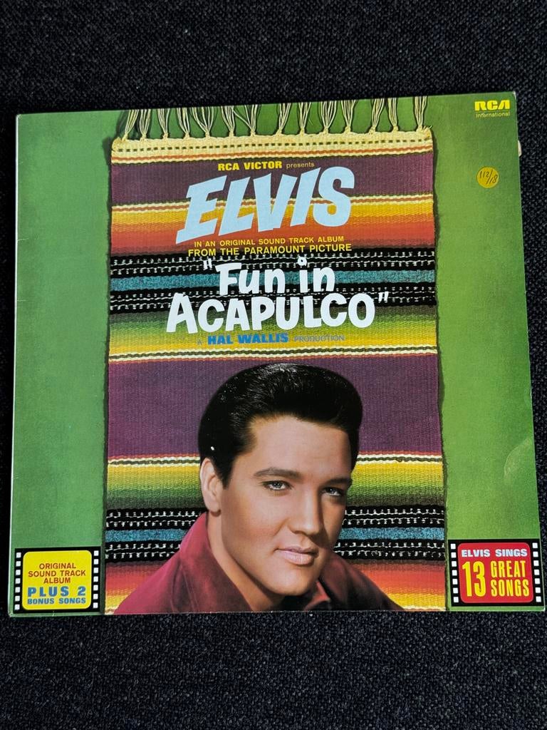 Elvis Presley LP - Fun in Acapulco Zeldzaam Vinyl, Cd's en Dvd's, Ophalen, Gebruikt