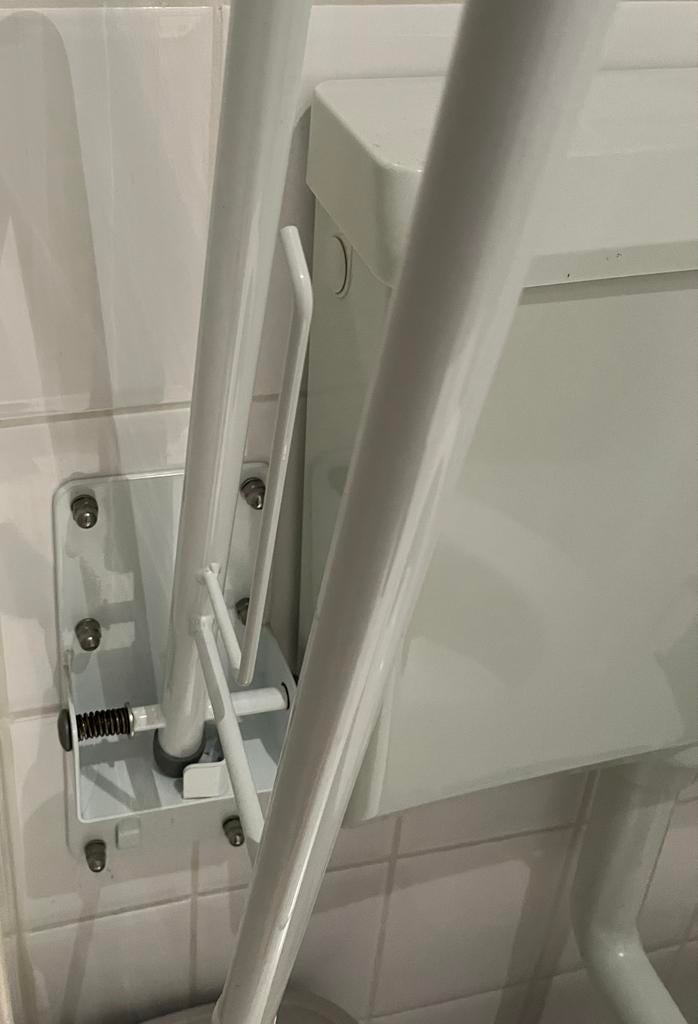 Toiletbeugels voor invalide, Ophalen of Verzenden, In hoogte verstelbaar, Zo goed als nieuw