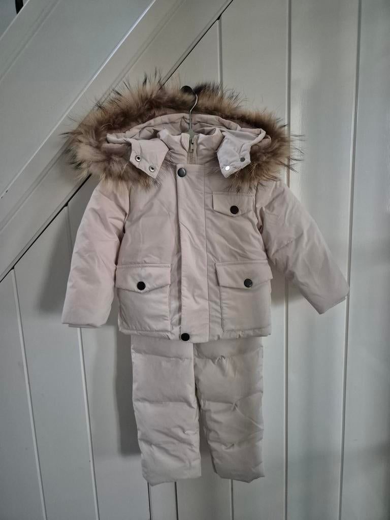 Skipak offwhite maat 90 beige, Kinderen en Baby's, Babykleding | Maat 86, Zo goed als nieuw, Jongetje of Meisje, Pakje, Ophalen of Verzenden