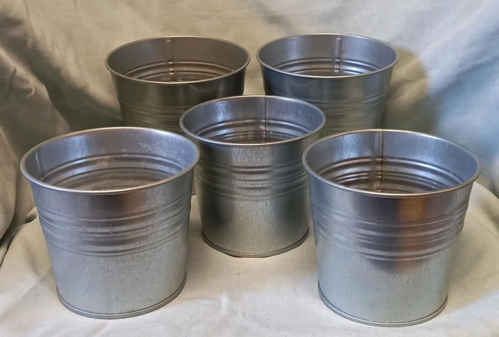 Ikea Socker bloempotten, Rond, Ophalen of Verzenden, Metaal, Minder dan 40 cm