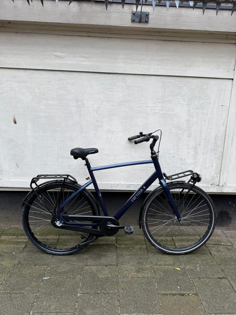 Cortina common heren fiets 61cm 3 versnellingen, Fietsen en Brommers, Fietsen | Dames | Damesfietsen, Ophalen of Verzenden, Zo goed als nieuw