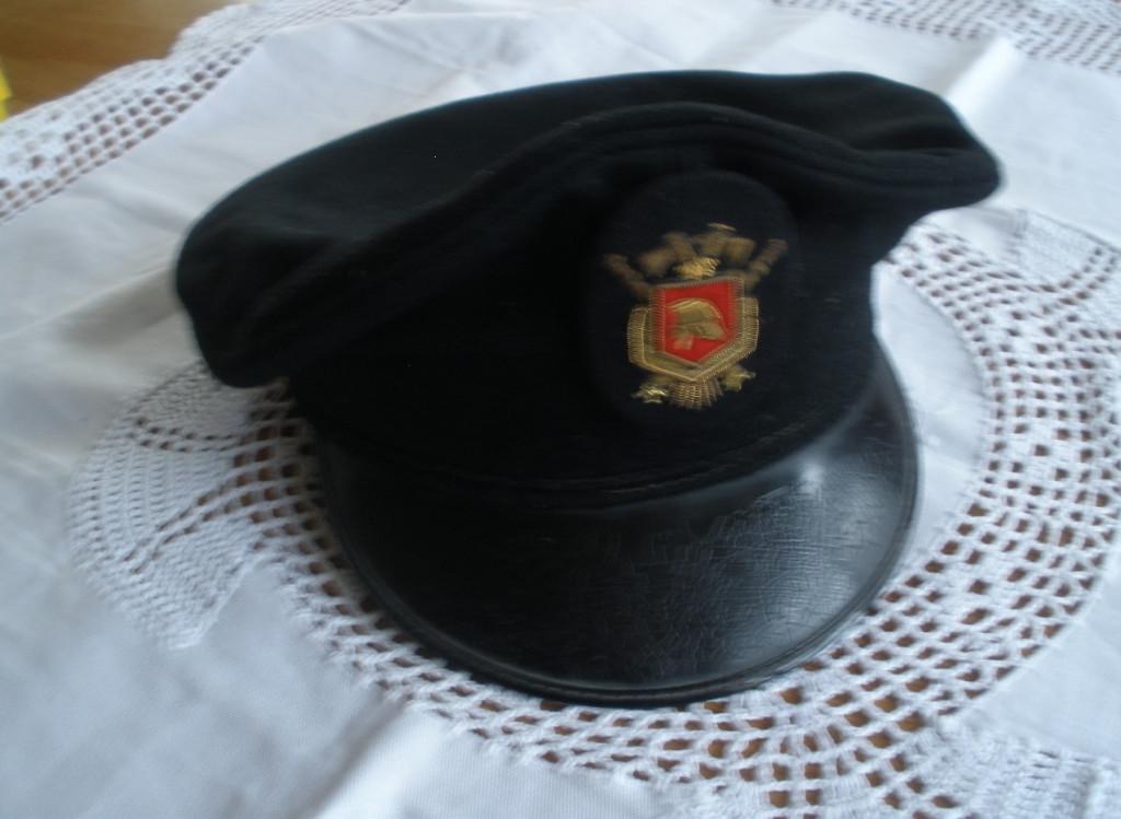 Oude pet Brandweer - Hassam Cap, Ophalen of Verzenden, Overige soorten, Nederland, Helm of Baret