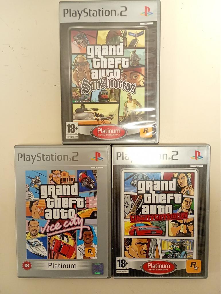 GTA Grand Theft Auto games, Spelcomputers en Games, Games | Sony PlayStation 2, Avontuur en Actie, Vanaf 18 jaar, 1 speler, Ophalen of Verzenden