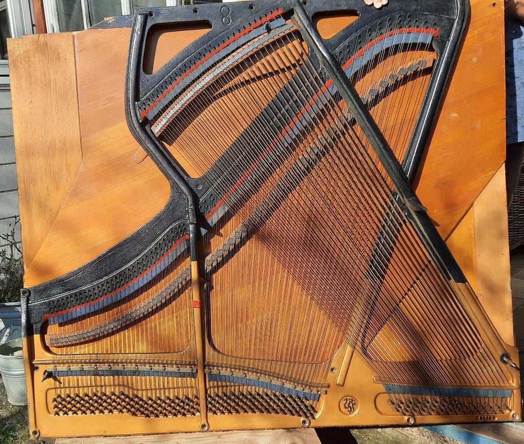 Te koop binnenwerk piano, Ophalen of Verzenden, Gebruikt, Overige kleuren, Piano