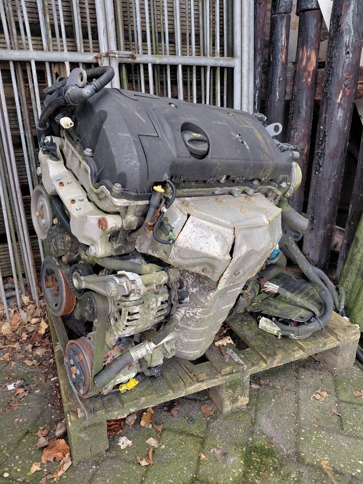 Peugeot 307 Motor - Gebruikt, uit schadevoertuig, Ophalen of Verzenden, Gebruikt, Peugeot