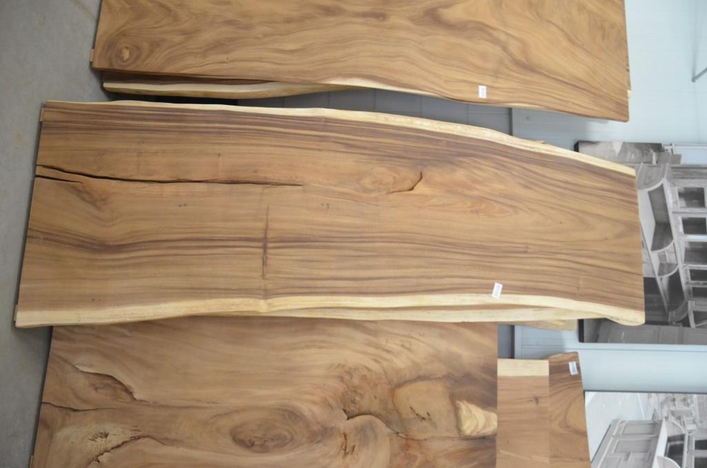 Boomstamtafel 300 cm suar -BT 210 - 3 meter boomstamtafel, Ophalen of Verzenden, Nieuw, Hout