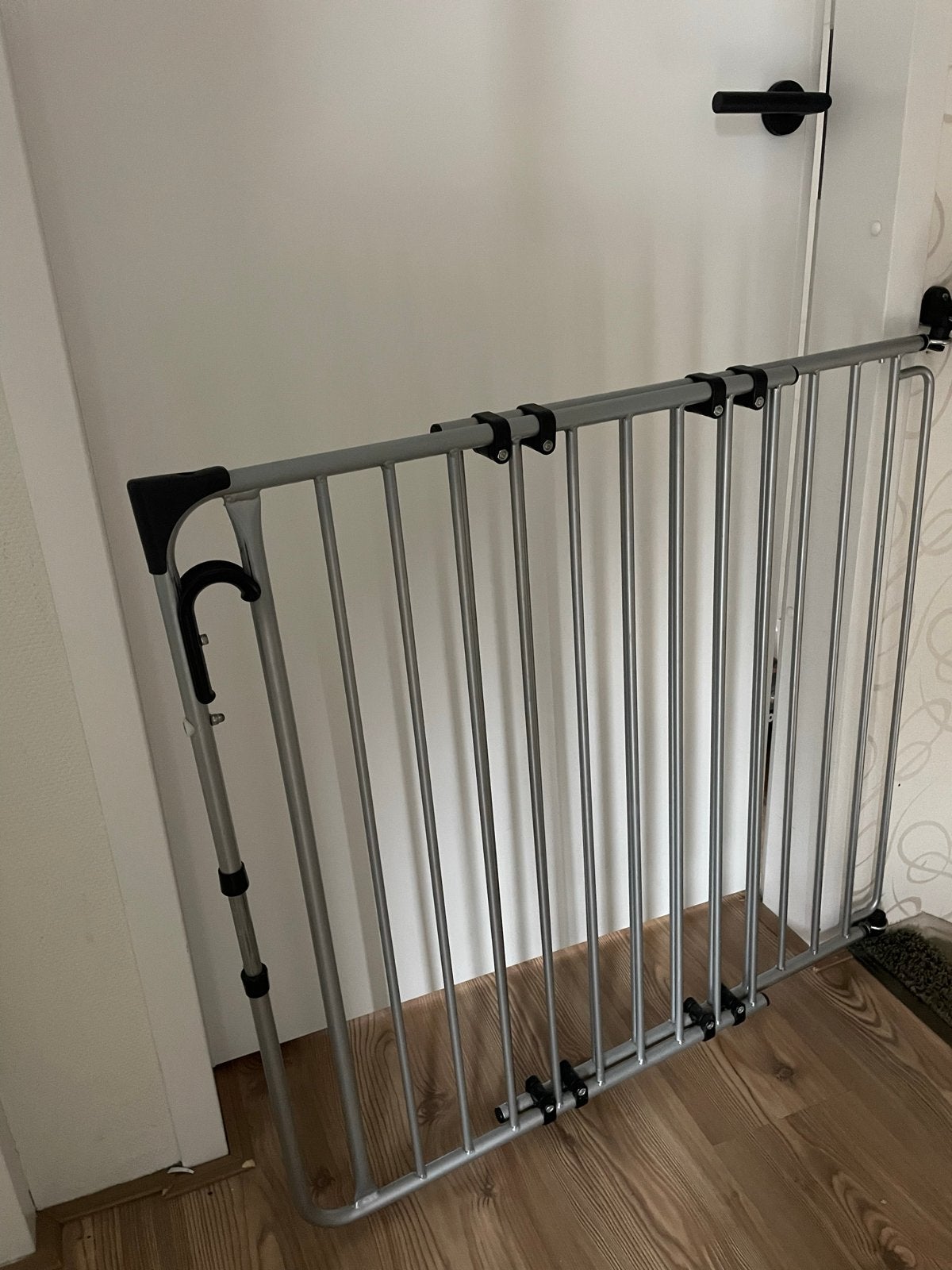 Traphekje - Metaal, uitschuifbaar, Ophalen, Gebruikt, 100 tot 115 cm, Klemhekje
