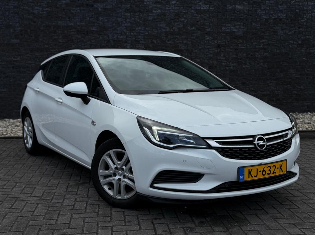 Opel Astra 1.0 Turbo 77KW 5D 2016 Wit | Carplay | Nette auto, Stof, 610 kg, Origineel Nederlands, Bedrijf