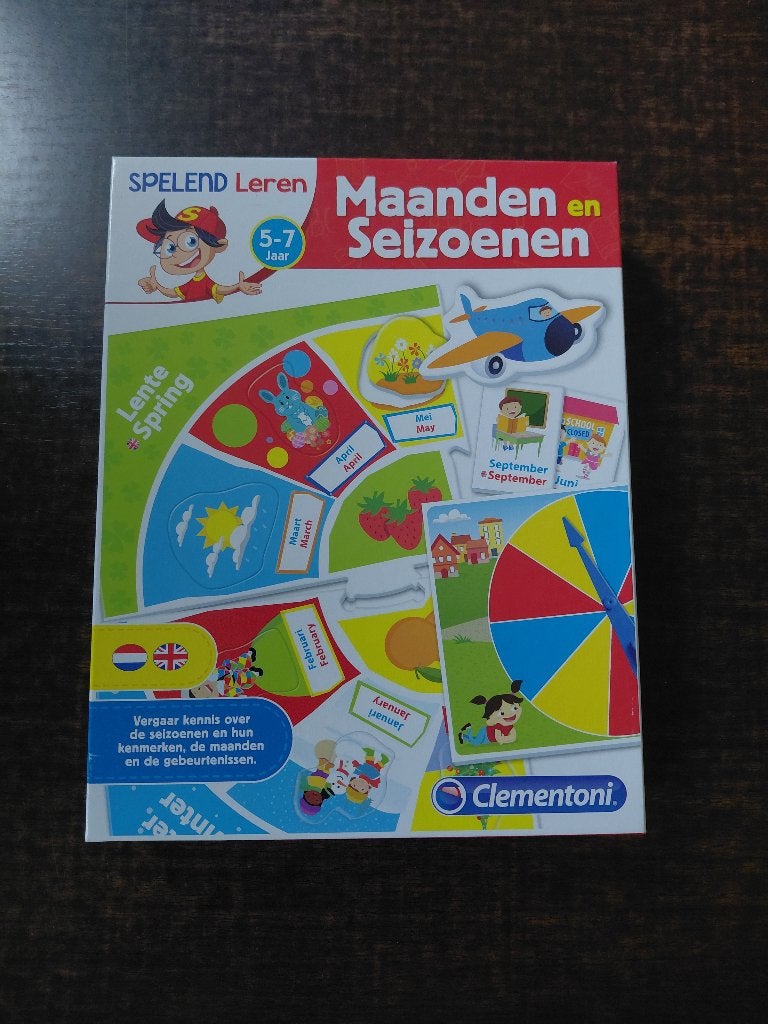 Spelend leren Maanden en seizoenen, Vijf spelers of meer, Ophalen of Verzenden, Zo goed als nieuw, Clementoni
