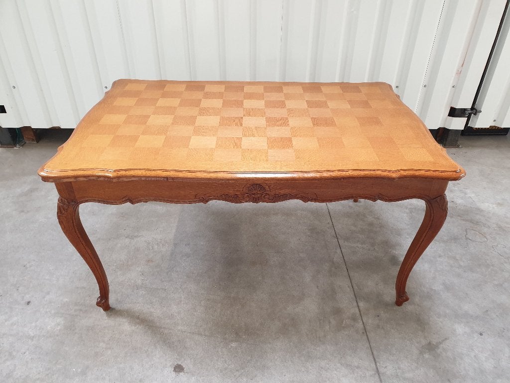 Queen Ann Stijl Eettafel. Het kan geleverd worden., Ophalen, Gebruikt, Eikenhout, 200 cm of meer