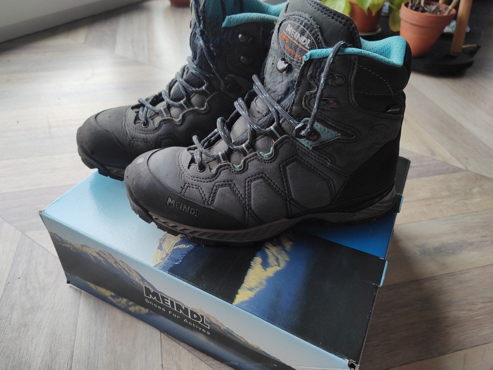 Meindl Bergwandelschoenen Maat 39 (valt als 38), Ophalen of Verzenden, Zo goed als nieuw, Schoenen