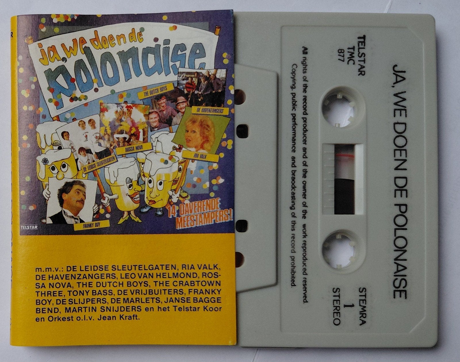 TMC  - 877.  Ja, we doen de polonaise., Ophalen of Verzenden, Zo goed als nieuw, 1 bandje