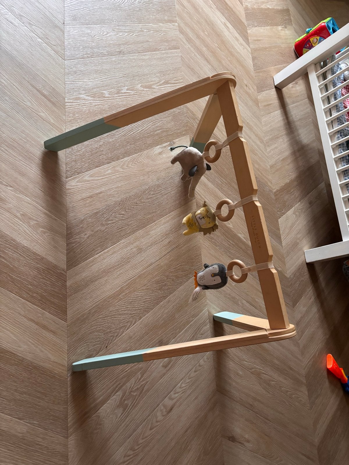 Houten babygym met speeltjes - Little Dutch, Ophalen, Gebruikt, Babygym