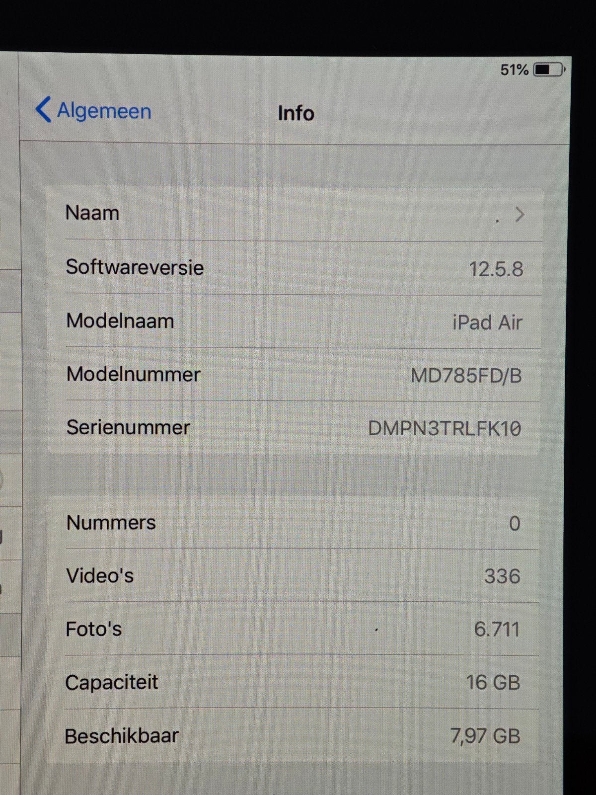 Apple iPad Air 16GB Wi-Fi - Zo goed als nieuw, 10 inch, Gebruikt, Apple iPad Air, Ophalen of Verzenden