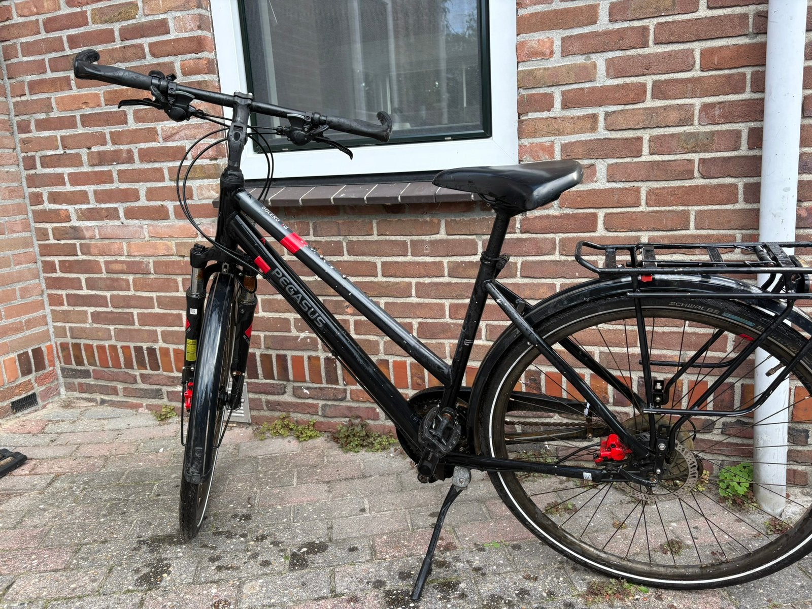 Pegasus damesfiets, Minder dan 10 versnellingen, Gebruikt, 47 tot 50 cm, Schijfrem