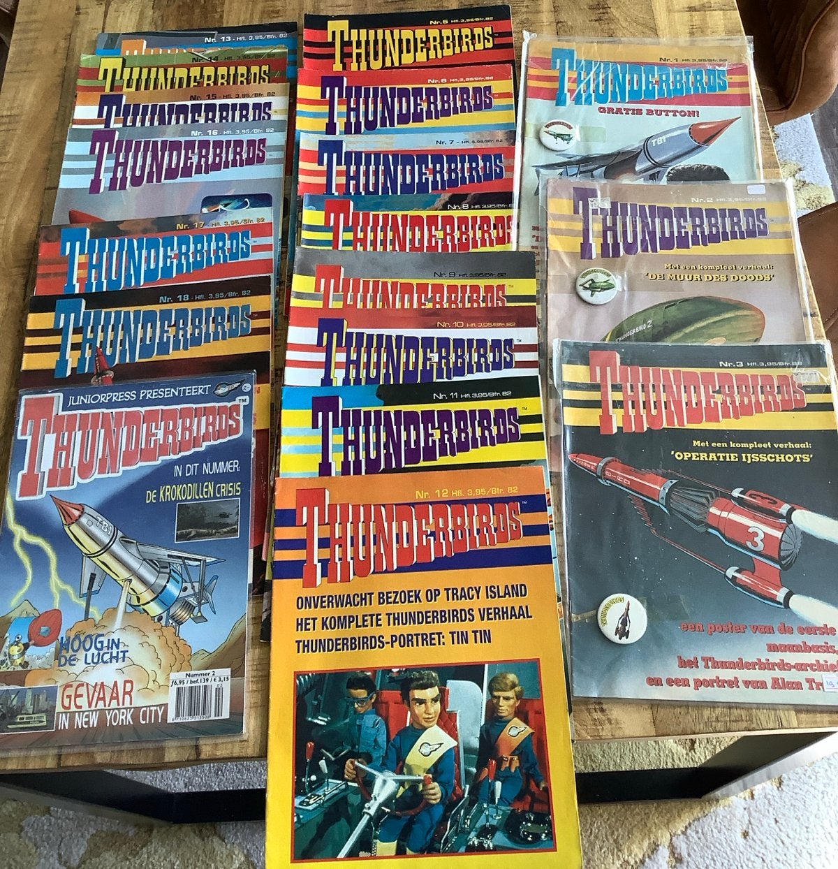 Thunderbirds stripboeken collectie - diverse nummers, Ophalen of Verzenden, Gelezen