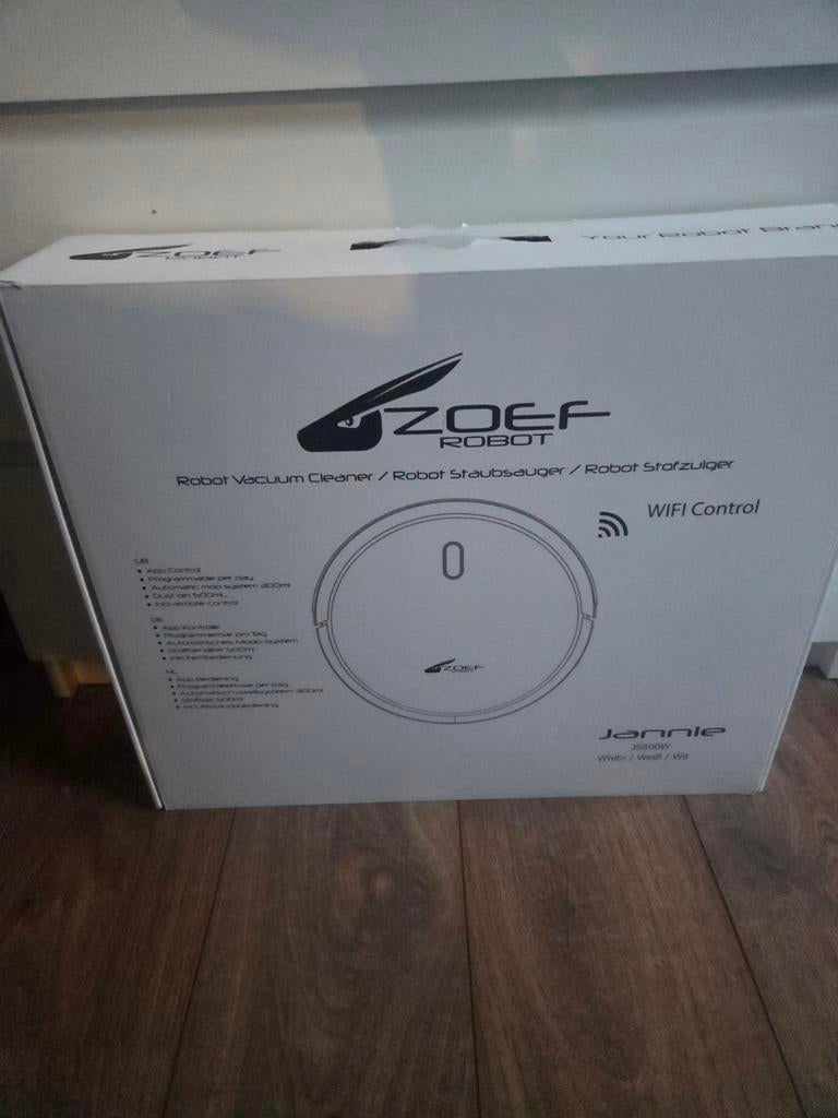 Zoef Robot JS800W., Ophalen of Verzenden, Nieuw, Reservoir, Robotstofzuiger
