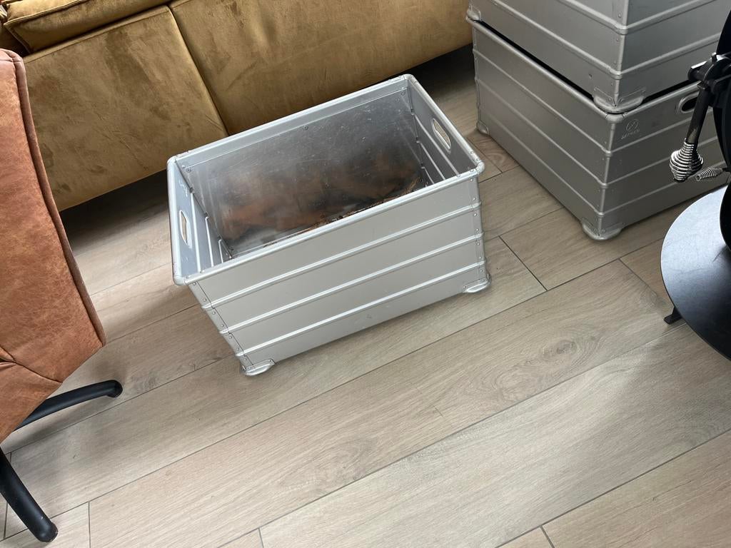 Aluminium vliegtuig box krat - Opslag en decoratie, Ophalen of Verzenden, Zo goed als nieuw