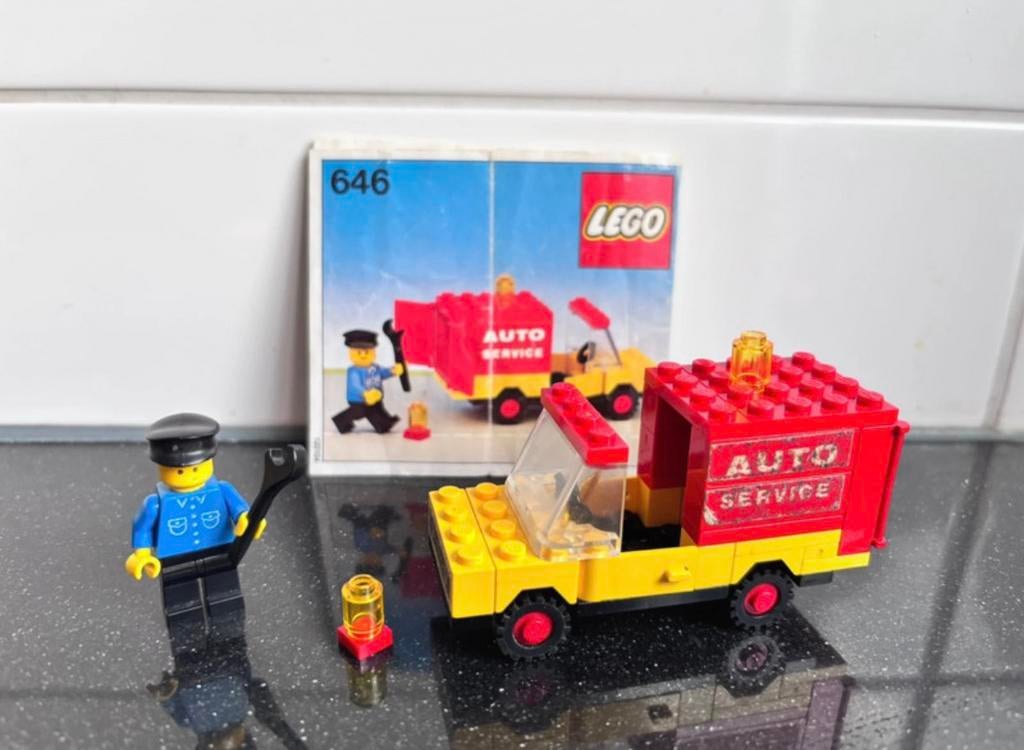 LEGO Legoland 646 Auto Service Truck, Ophalen of Verzenden, Gebruikt, Complete set, Lego