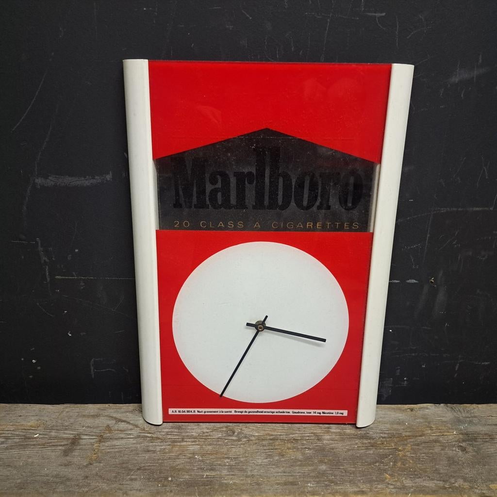 Marlboro Vintage klokje 'werkend', Ophalen of Verzenden, Gebruikt
