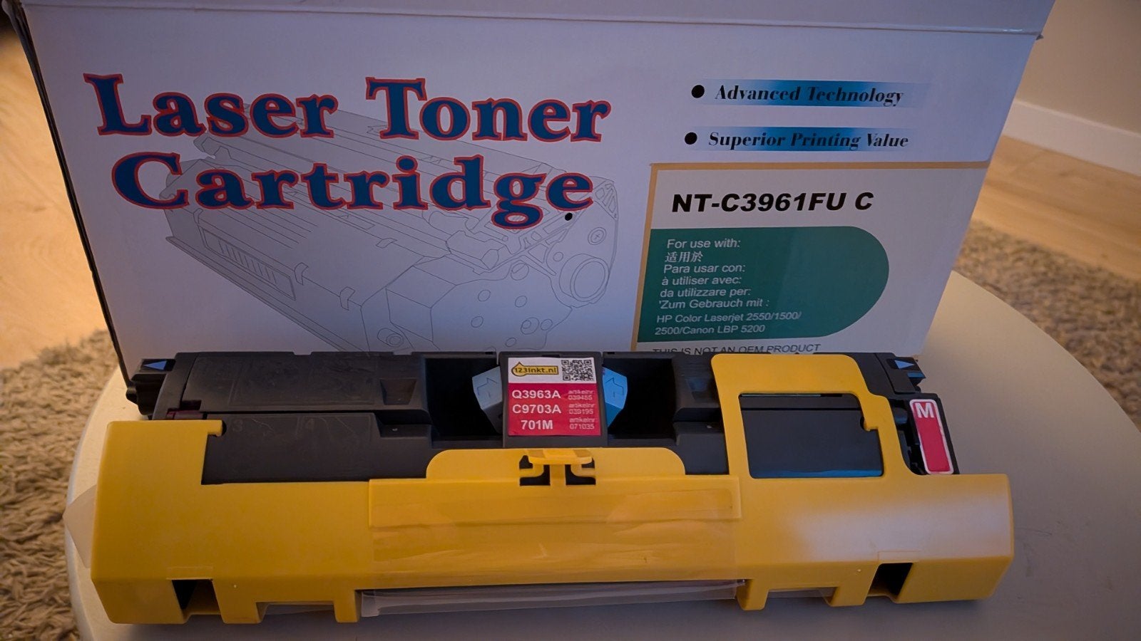 Laser Toner Cartridge NT-C3961FU C - cyaan, Ophalen of Verzenden, Nieuw, Toner, NT-C3961FU C (Compatibel met HP/Canon)