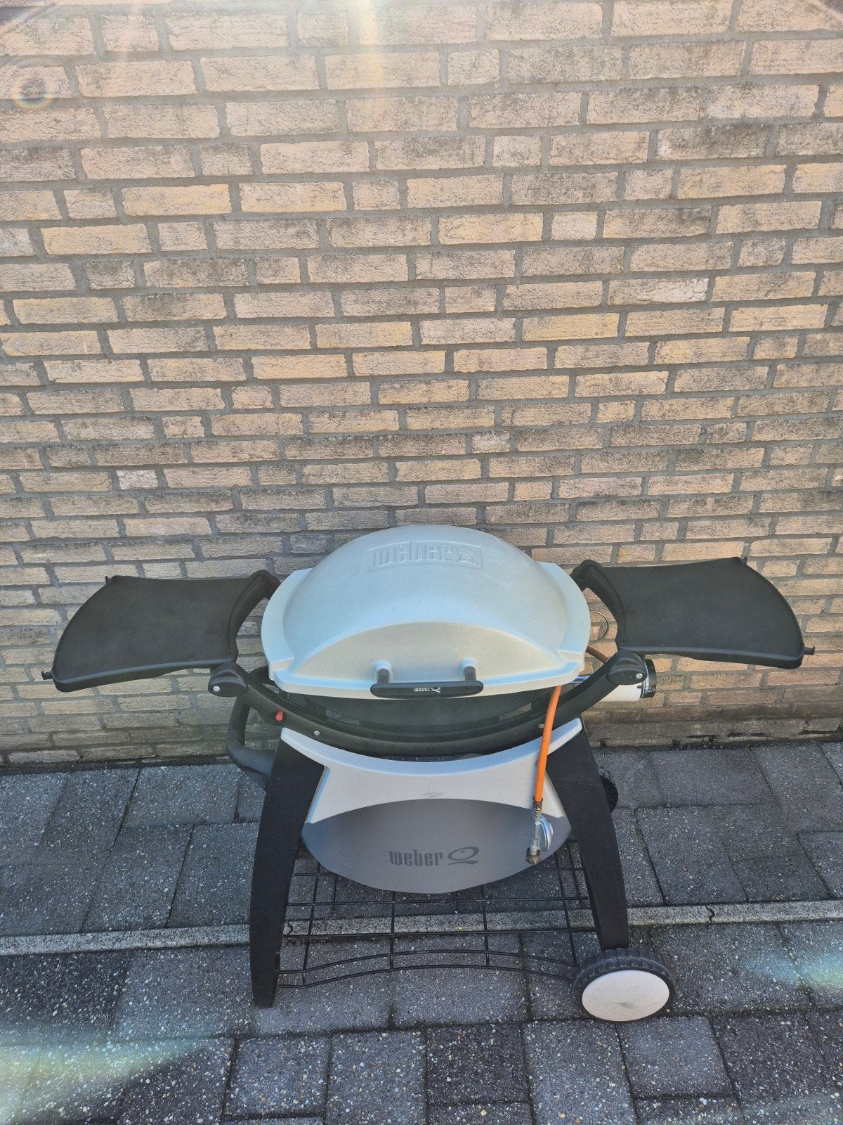 Zeer mooie Weber gasbarbecue met onderstel, Tuin en Terras, Ophalen, Zo goed als nieuw, Weber