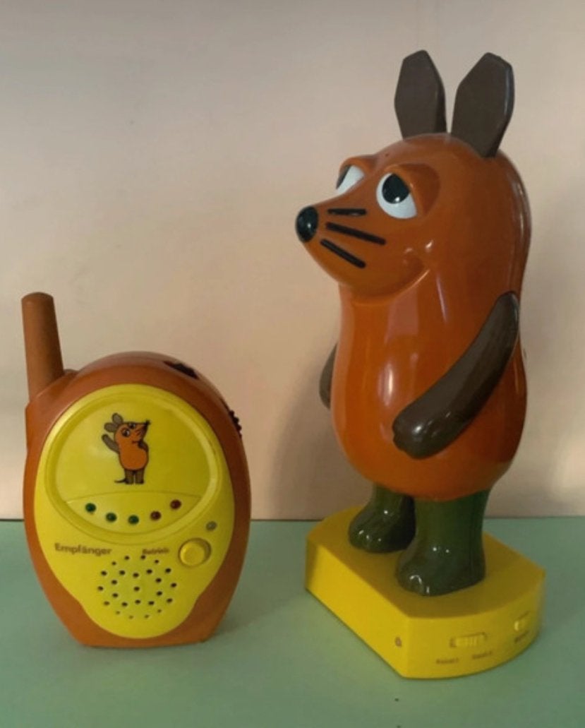 Die Maus Babyfoon - Gebruikt vintage, Ophalen of Verzenden, Gebruikt, 100 tot 250 meter, Terugspreekfunctie