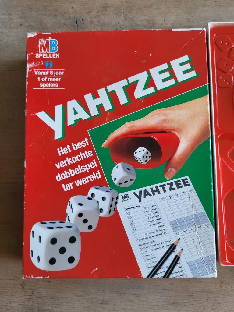 spel Yahtzee, Hobby en Vrije tijd, Gezelschapsspellen | Bordspellen, Vijf spelers of meer, Ophalen of Verzenden, Gebruikt