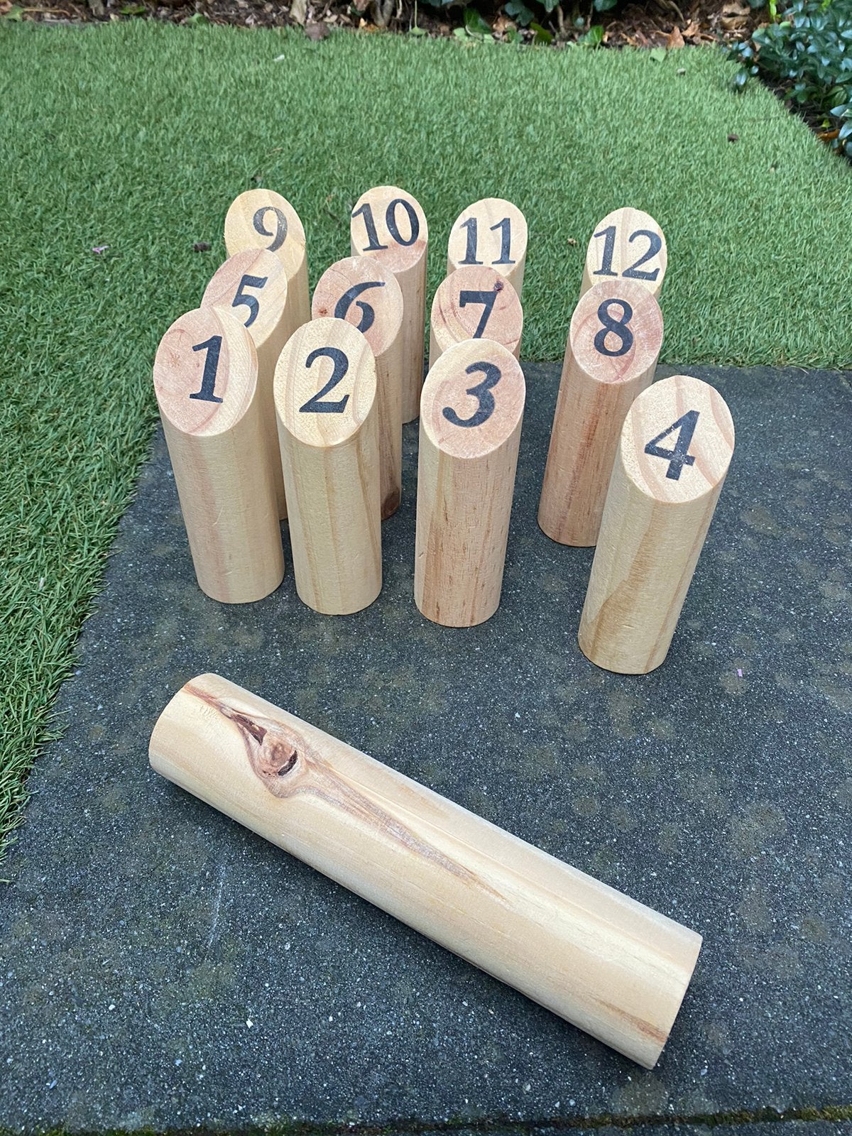Kegel spel van hout, Ophalen of Verzenden, Gebruikt, Overige typen