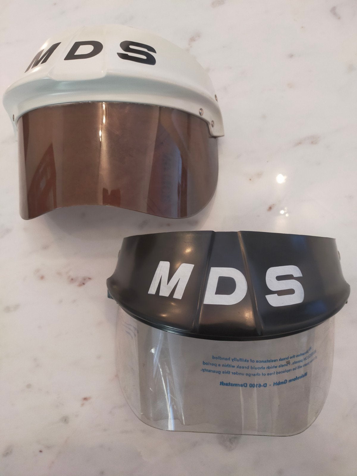 Nieuwe Vintage MDS helm visier klep. Oldtimer cross enduro, Motoren, Ophalen of Verzenden