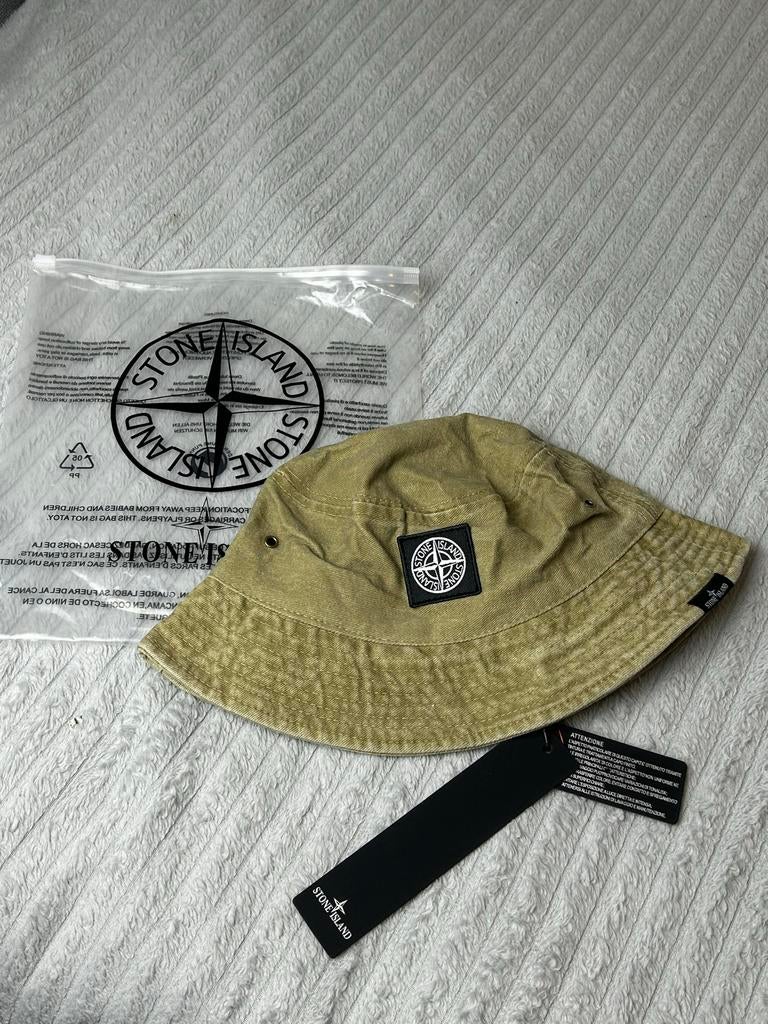 Stone Island bucket hat, Kleding | Heren, Ophalen of Verzenden, Nieuw, One size fits all, Hoed