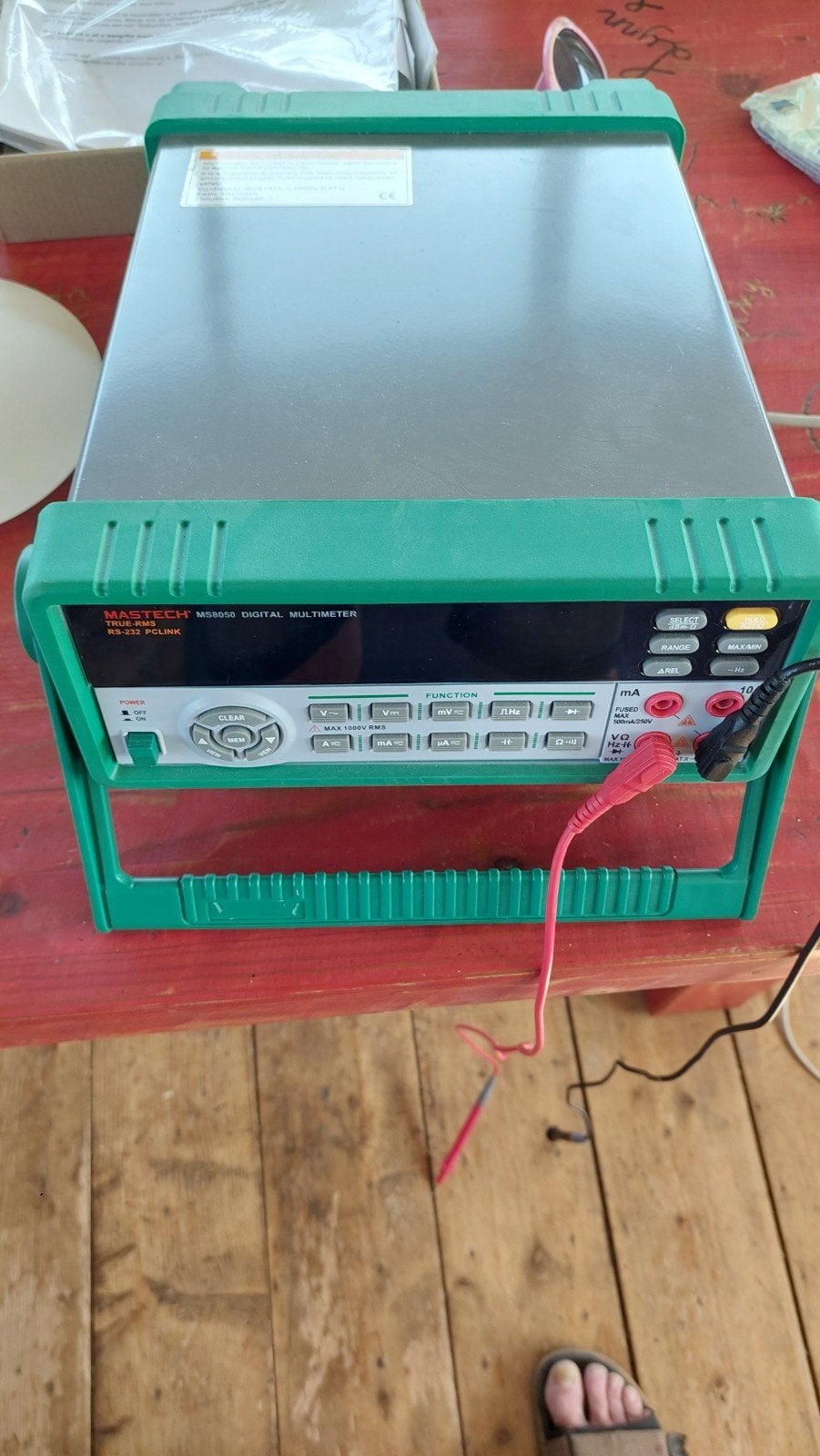 Mastech MS8050 Digitale Multimeter True-RMS RS-232, Doe-het-zelf en Verbouw, Meetapparatuur, Ophalen of Verzenden