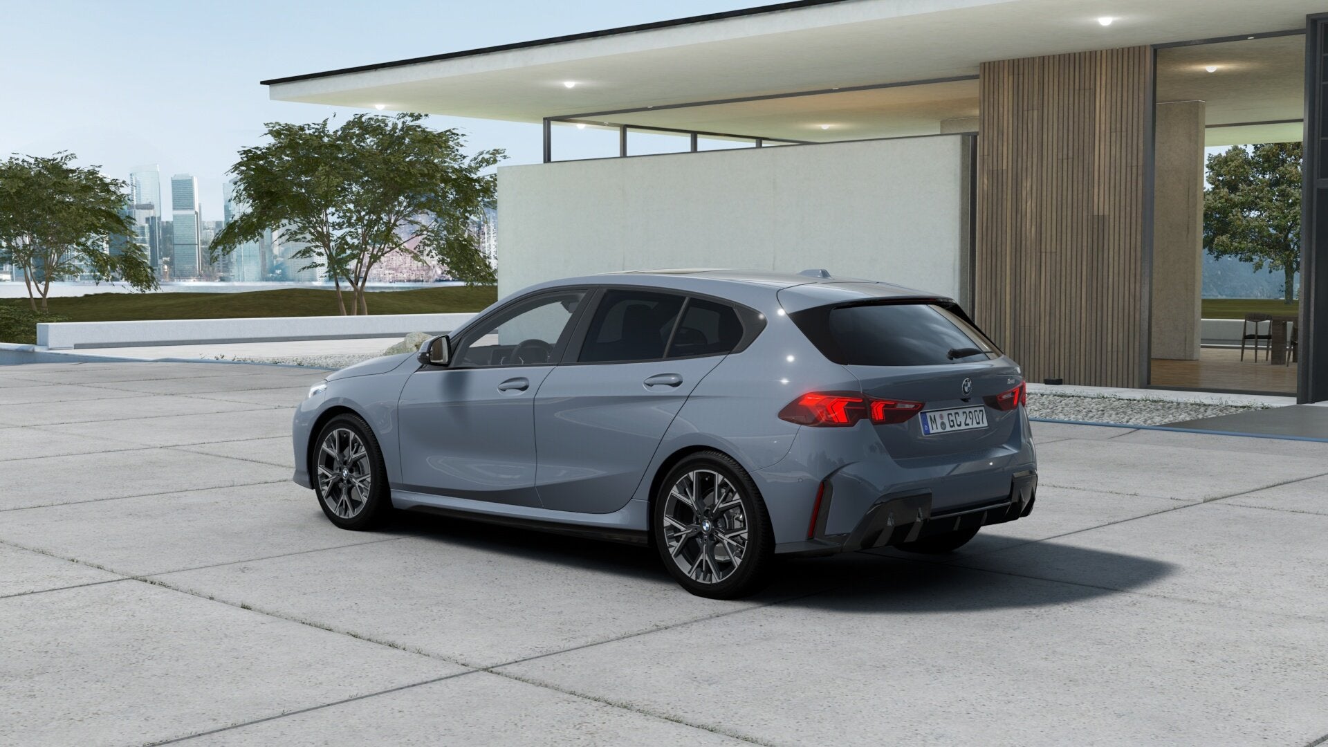 BMW 1 Serie 120 M Sport Automaat / Panoramadak / Achteruitri, Dealer onderhouden, Zwart, 156 pk, Bedrijf