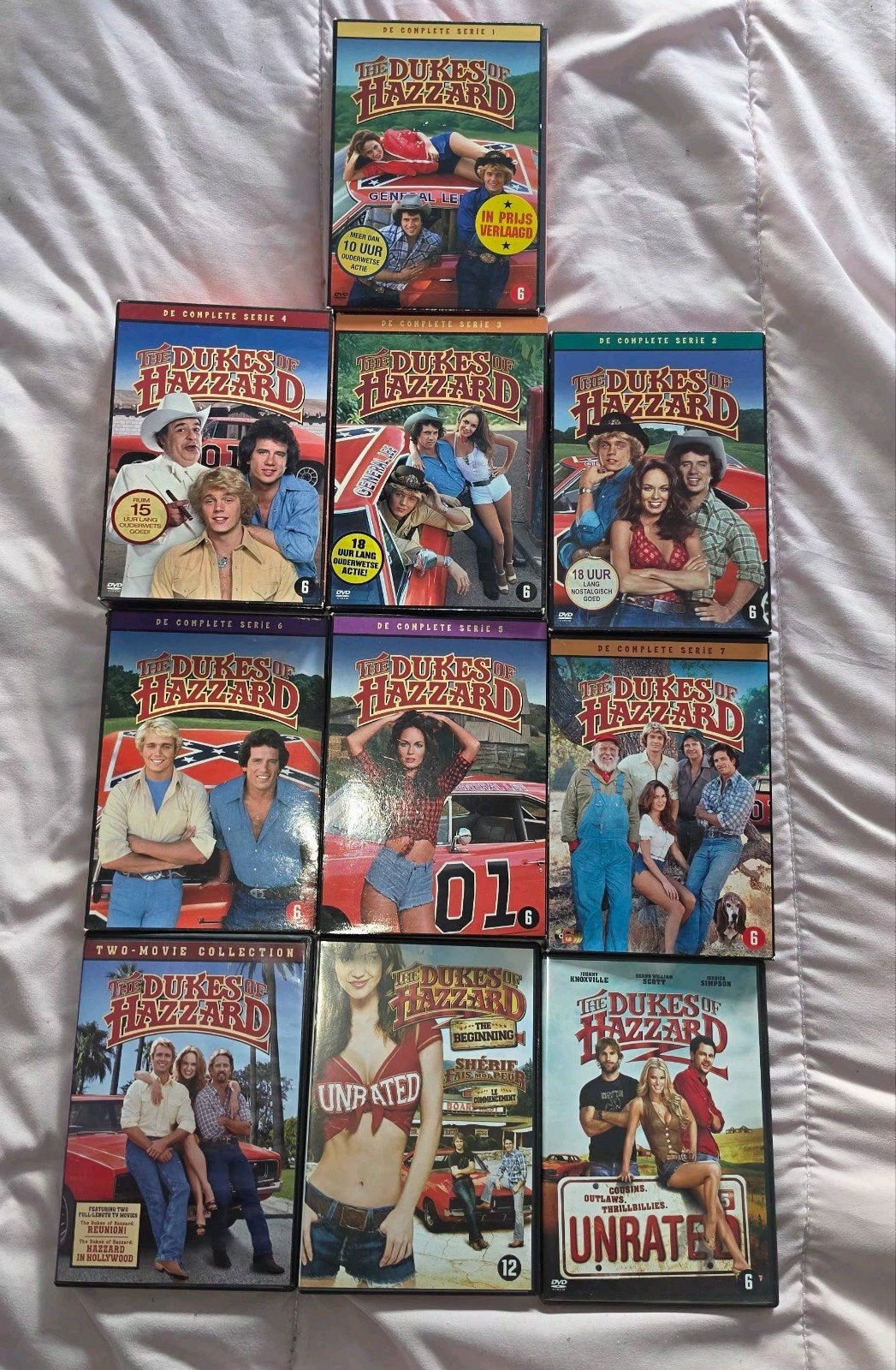 The Dukes of Hazzard Complete Serie DVD Collectie, Ophalen, Gebruikt, Complete serie, Vanaf 6 jaar