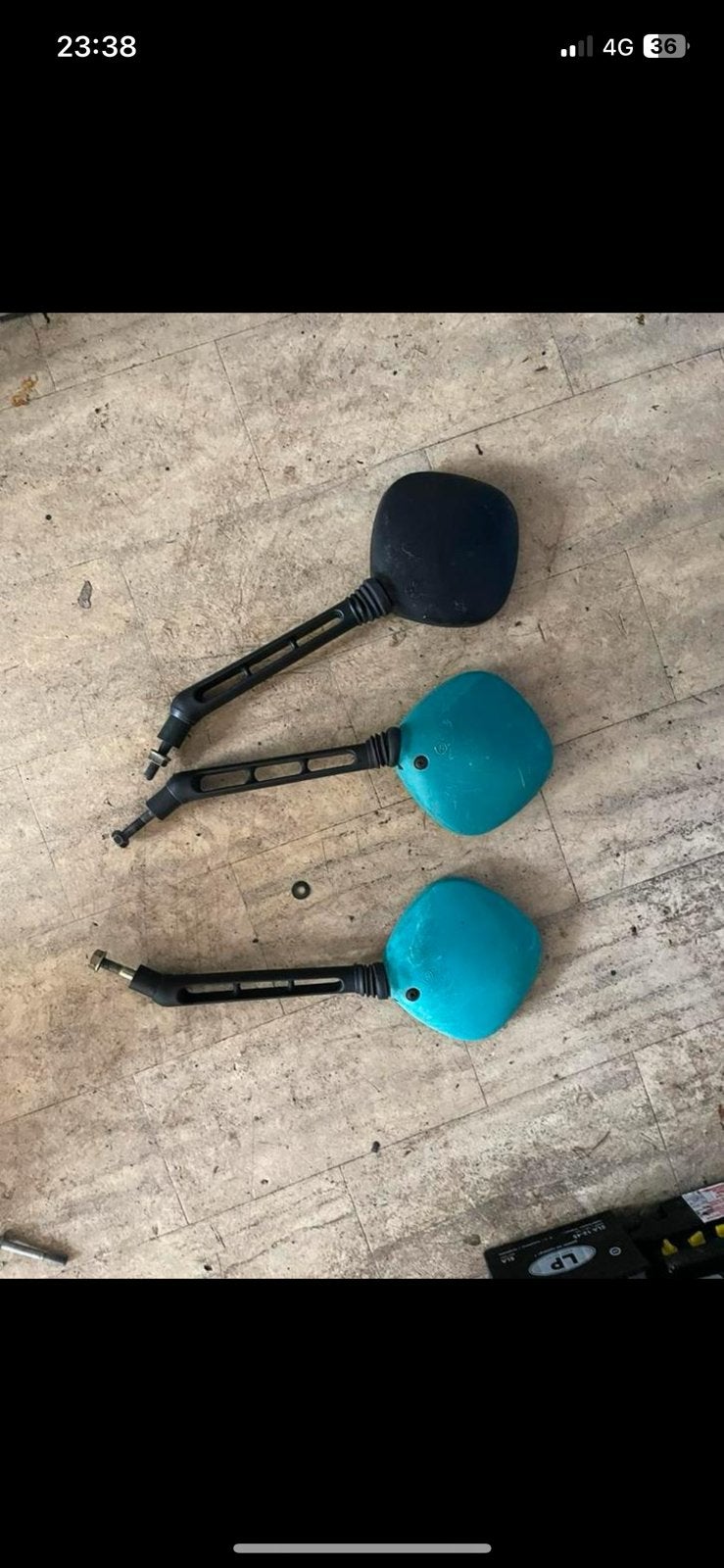 piaggio zip type 1 spiegels, Fietsen en Brommers, Brommeronderdelen | Scooters, Zo goed als nieuw, Piaggio, Ophalen