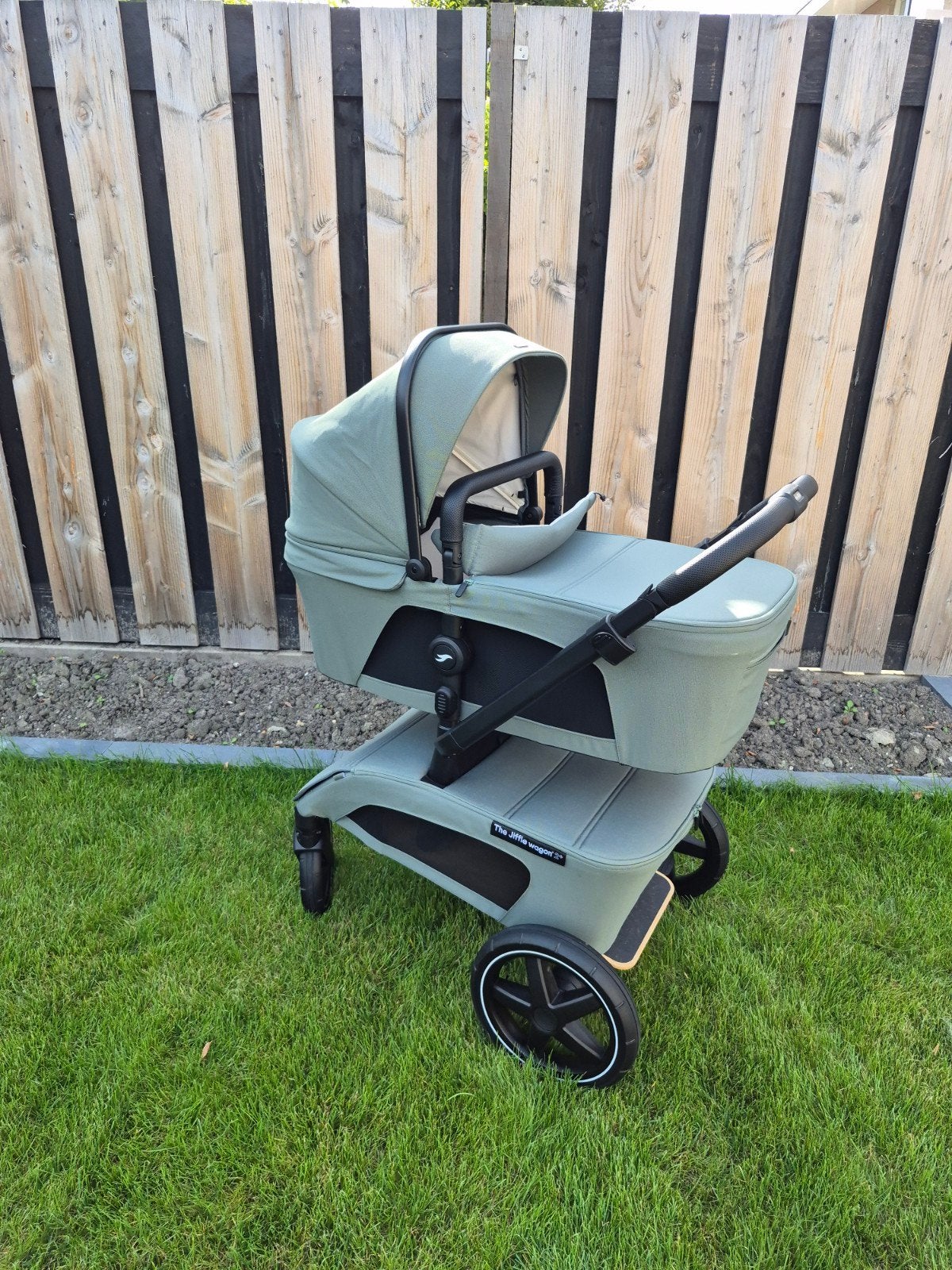 The Jiffle wagon 2+ kinderwagen met toebehoren, Zo goed als nieuw, Ophalen, Overige merken, Duowagen