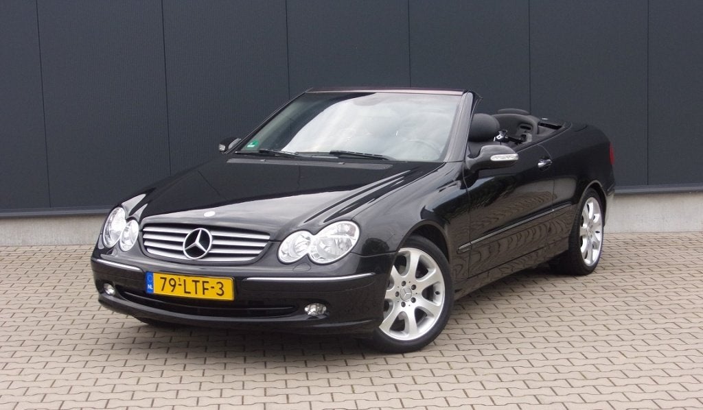 Mercedes-Benz CLK-Klasse Cabrio 200 K. Avantgarde | Tekst go, Auto's, Mercedes-Benz, Gebruikt, 4 cilinders, Cabriolet, 1796 cc