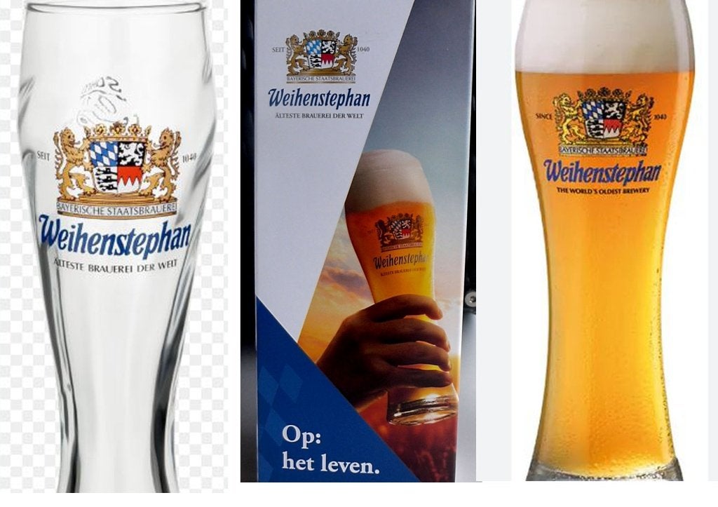 5 Nieuwe WEIHENSTEPHANER WEIZEN GLAZEN 0,5 L, Ophalen of Verzenden, Nieuw, Glas of Glazen, Overige merken
