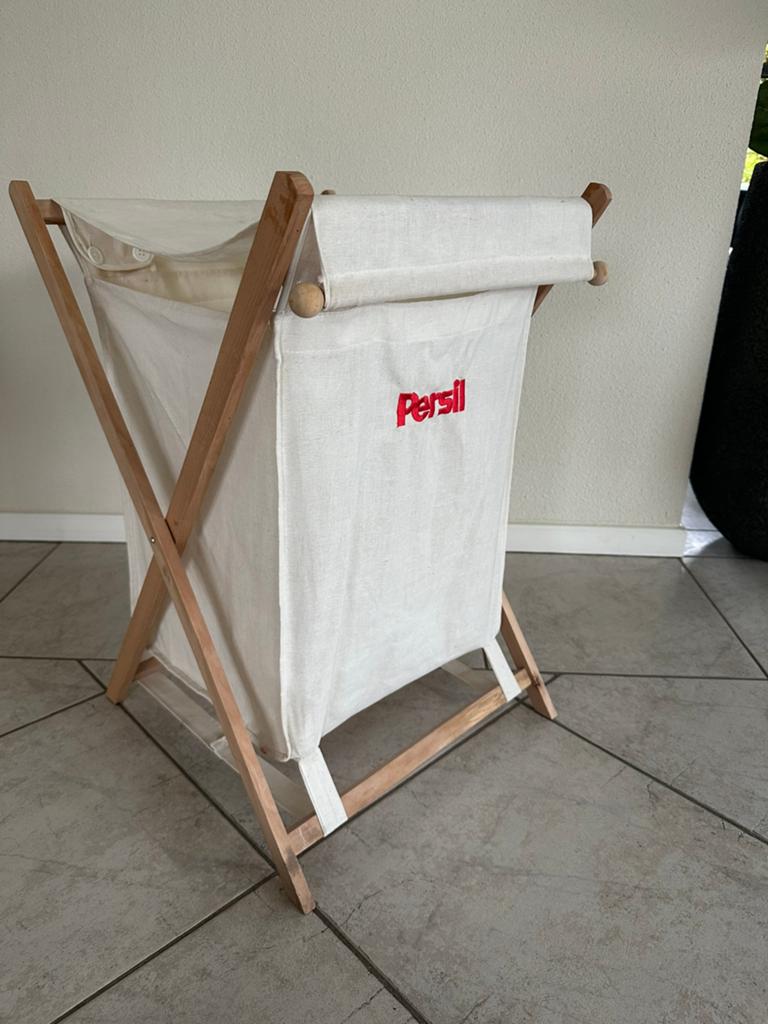wasmand waszak met standaard inklapbaar H64xB43xD45 Nieuw, Huis en Inrichting, Ophalen of Verzenden, Nieuw, Wit, Overige typen