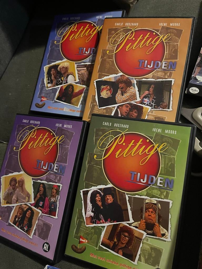 Pittige Tijden DVD Boxset - Deel 1, 2, 3 en 4, Gebruikt, Alle leeftijden, Ophalen of Verzenden, Boxset