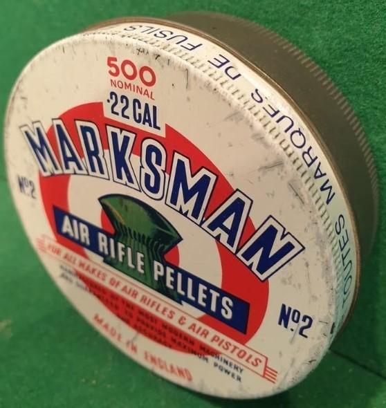 Vintage Marksman .22 Cal Luchtdrukgeweer Pellets Retro Blik, Ophalen of Verzenden, Overige soorten, Engeland, Overige typen