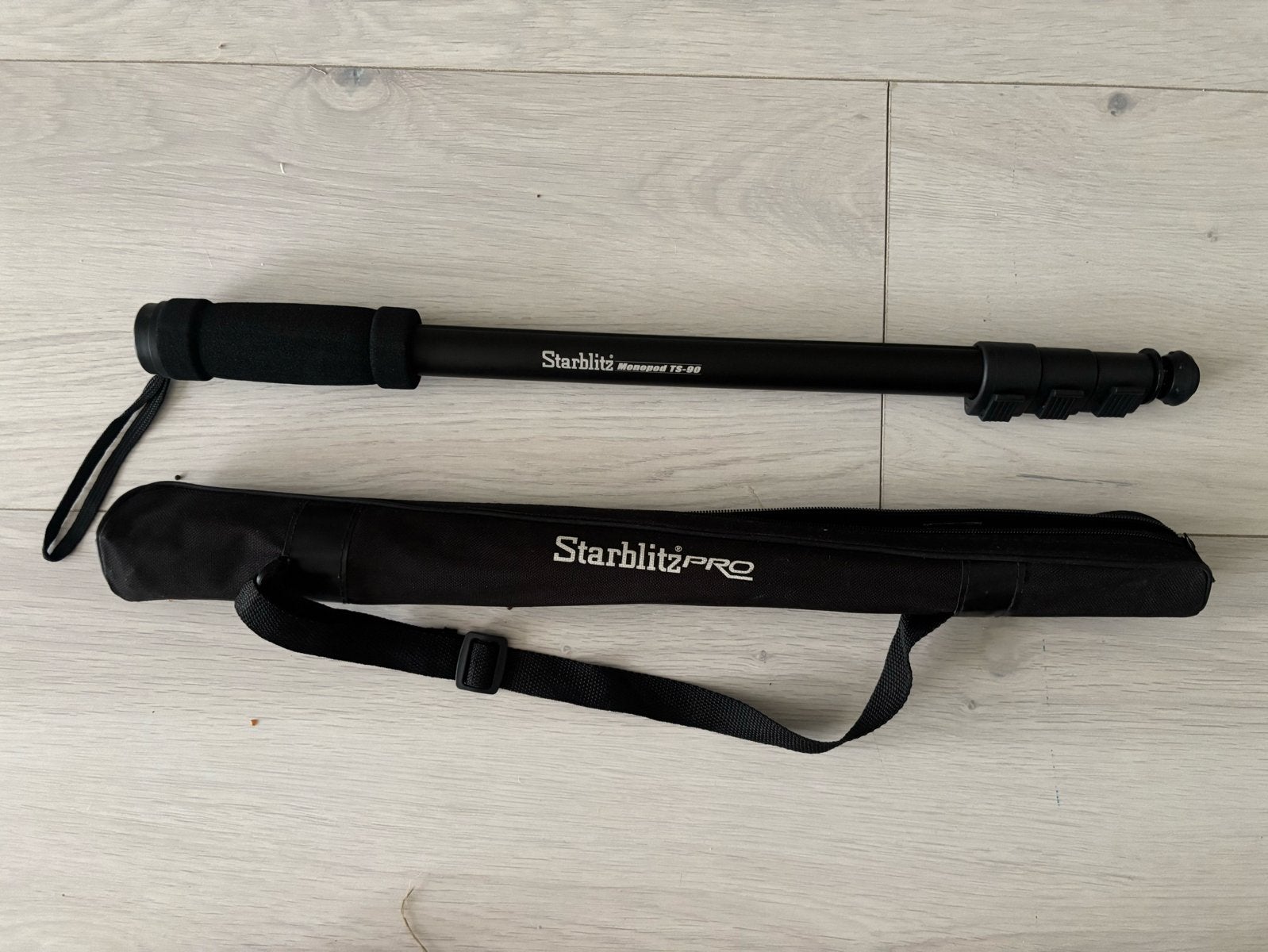 Starblitz Pro TS90 Monopod met draagtas, Overige merken, Eenpoot, Ophalen of Verzenden, Zo goed als nieuw