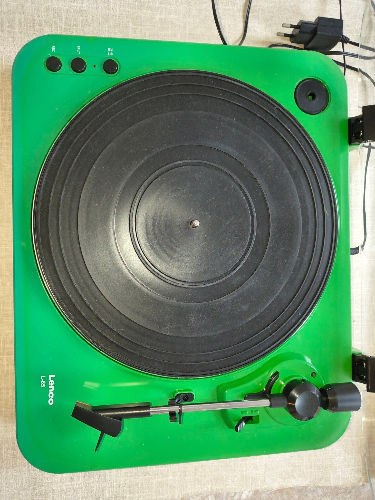 Lenco L-85 Platenspeler - Groen - Leuk instapmodel, Audio, Tv en Foto, Ophalen of Verzenden, Gebruikt, Platenspeler, Overige merken