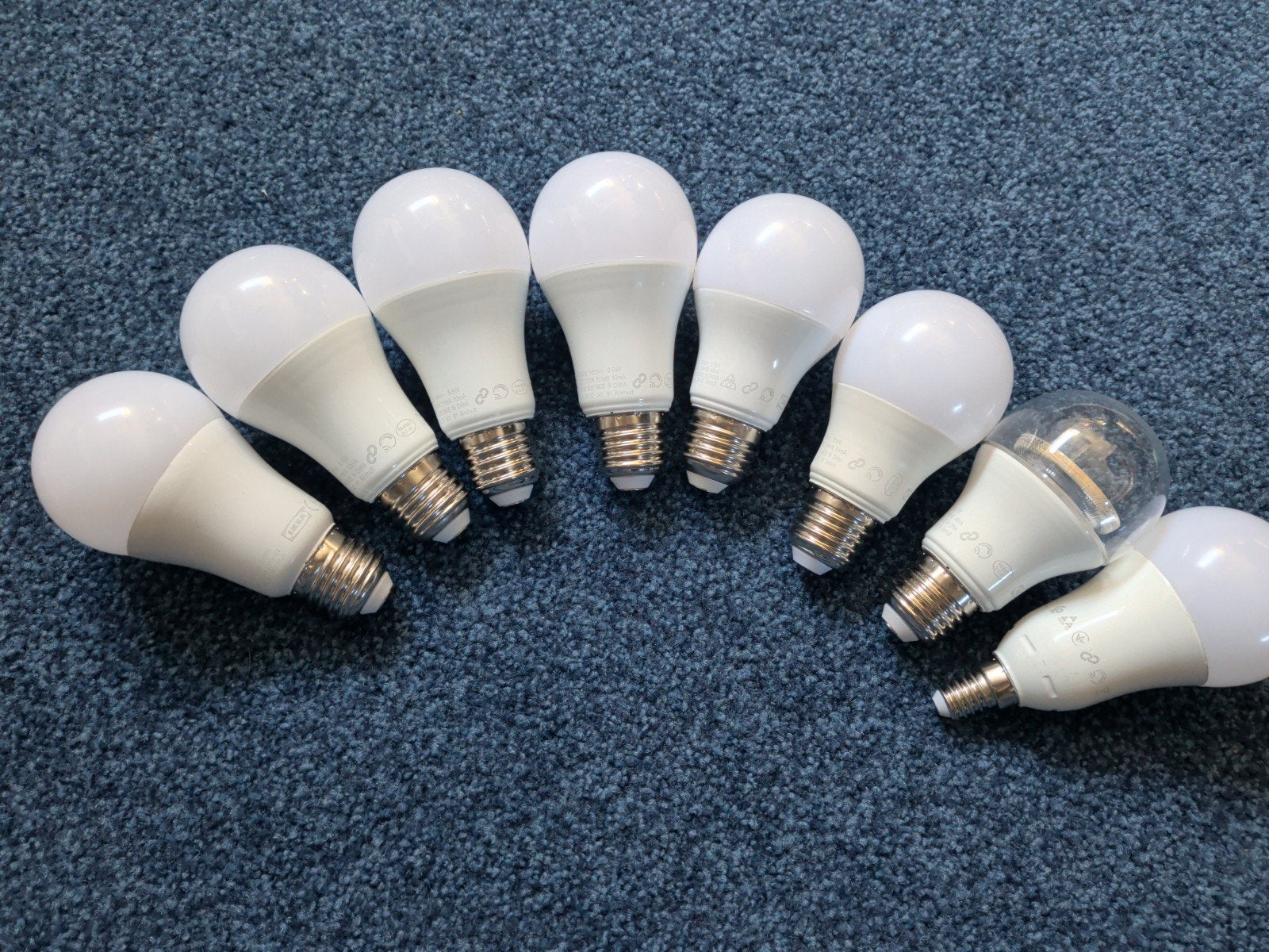 IKEA Tradfri Smart Zigbee LED Lampen E27 - Diverse Types, Wit, Gebruikt, Dimbaar, E27 (groot)
