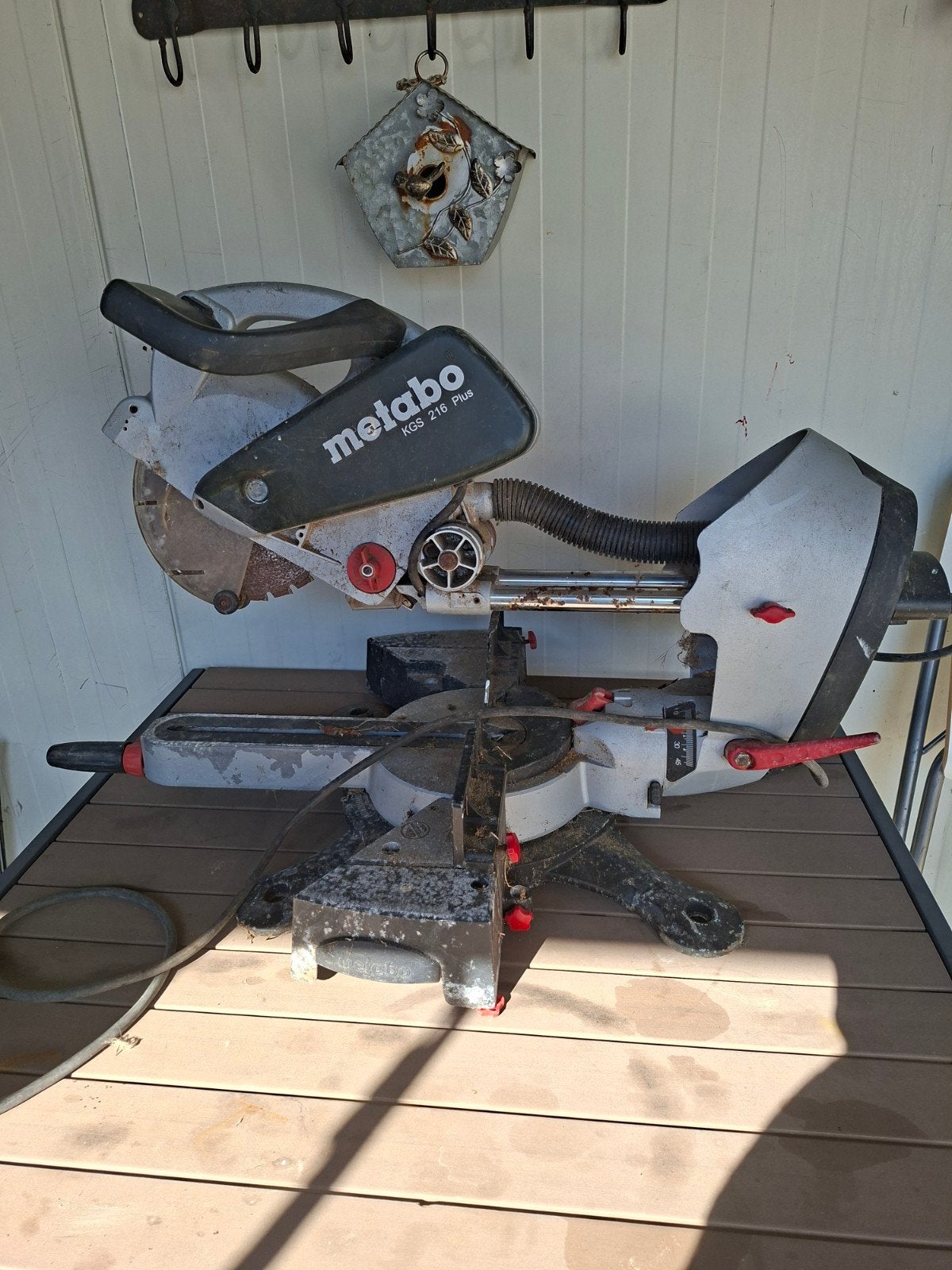 Metabo KGS 216 Plus Afkortzaag, Doe-het-zelf en Verbouw, Ophalen, Gebruikt, Afkortzaag, Metabo