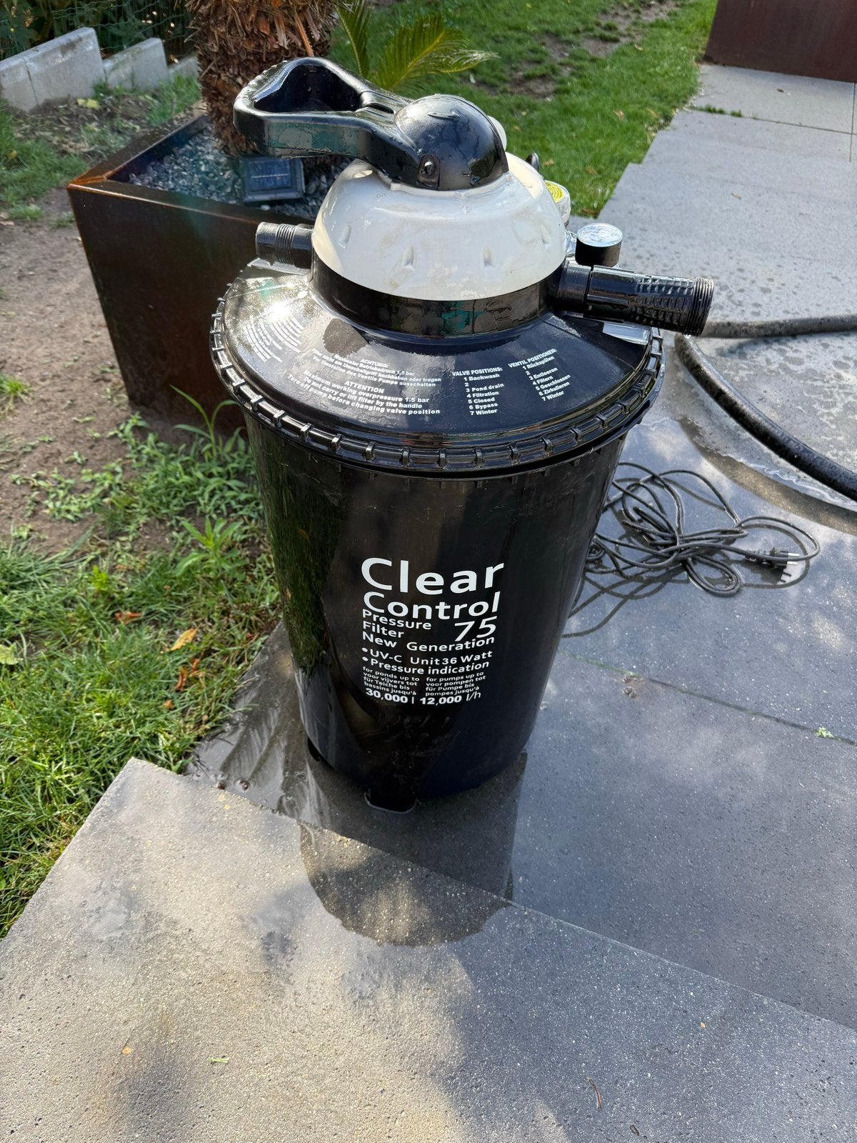 Velda Clear Control 75 vijverfilter met Green Line  pomp, Ophalen of Verzenden, Gebruikt, Vijverfilter