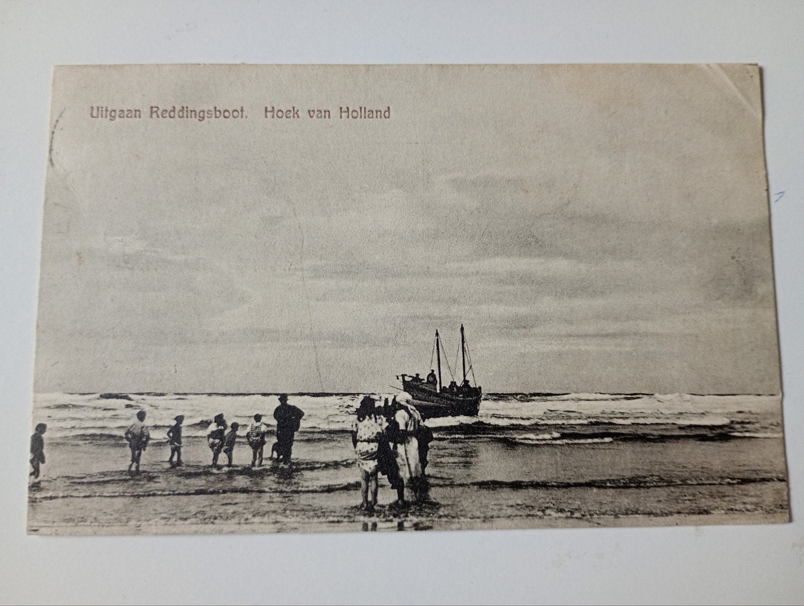 Hoek van Holland Scheepvaart Uitgaan Reddingsboot 1926, Ophalen of Verzenden, 1920 tot 1940, Gelopen, Zuid-Holland