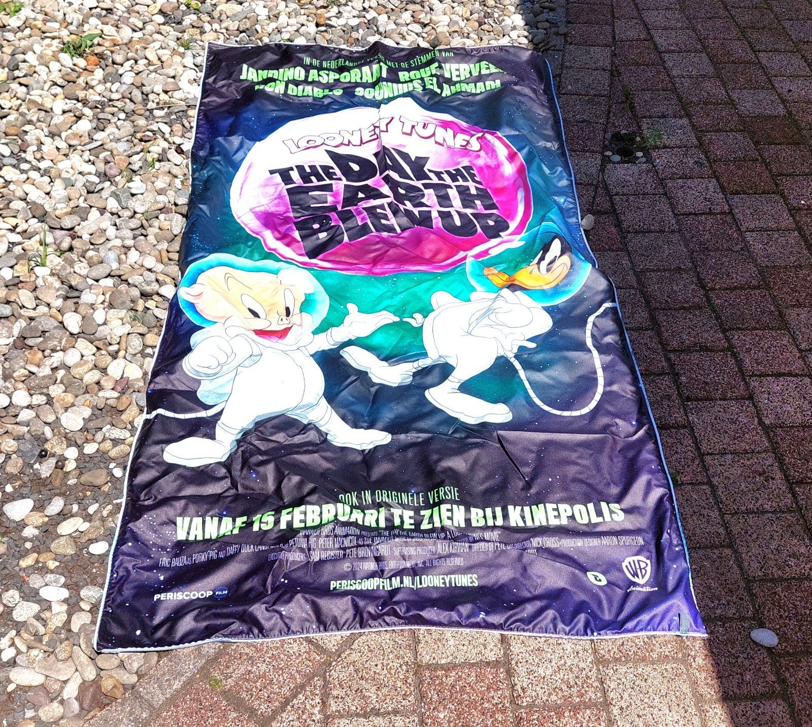 Looney tunes  officiele  filmposter 200 x 100cm, Verzenden, Zo goed als nieuw, Film, Poster